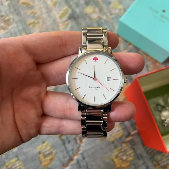 kate spade | Jewelry | Kate Spade Watch Silver Brand New  display picture 3